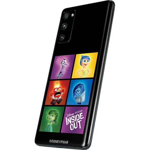 Disney Inside Out Character Portraits Galaxy S20 Fan Edition Skin